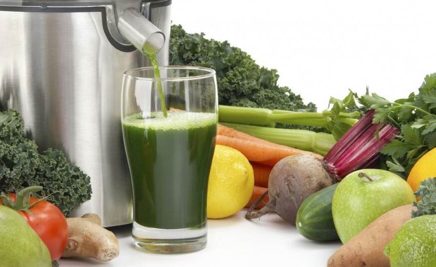 Vegetable juice for your favorite diet. 
