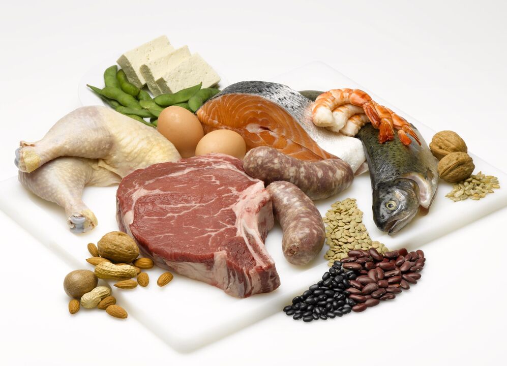 The protein diet is based on eating foods that contain protein. 